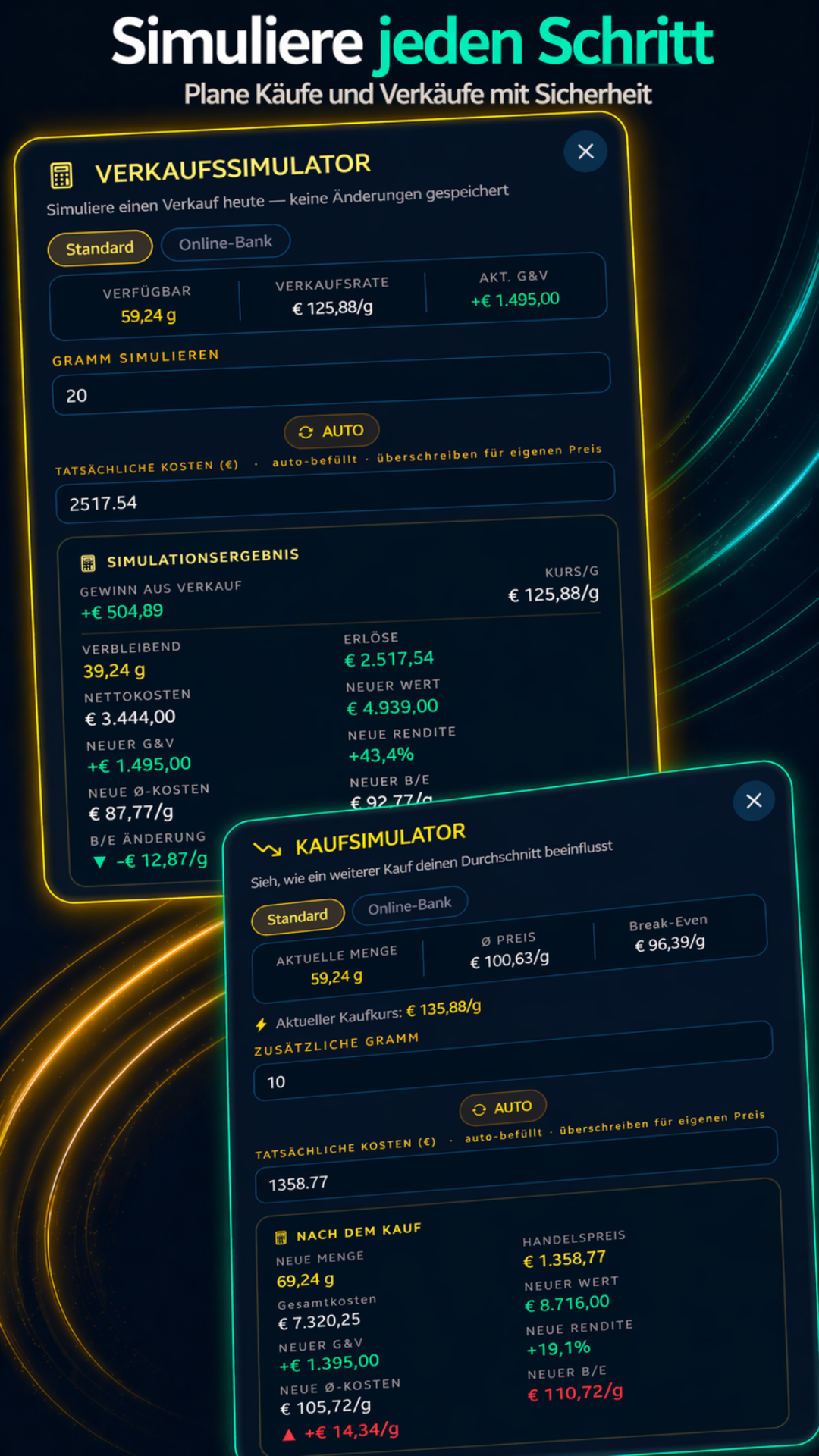 Simulator Screen