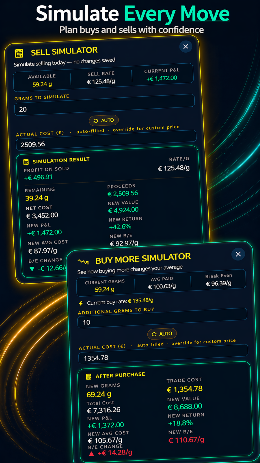 Simulator Screen