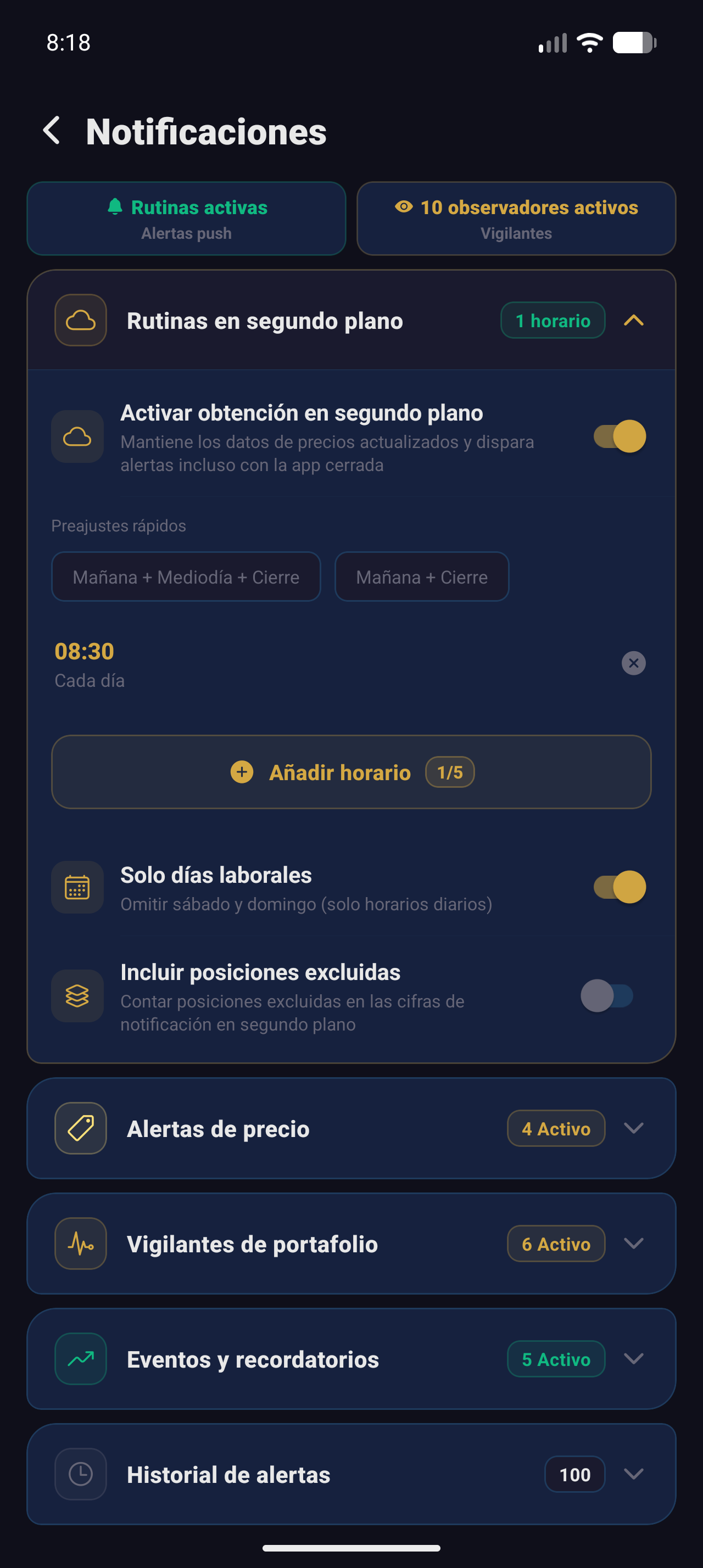 Notifications Screen