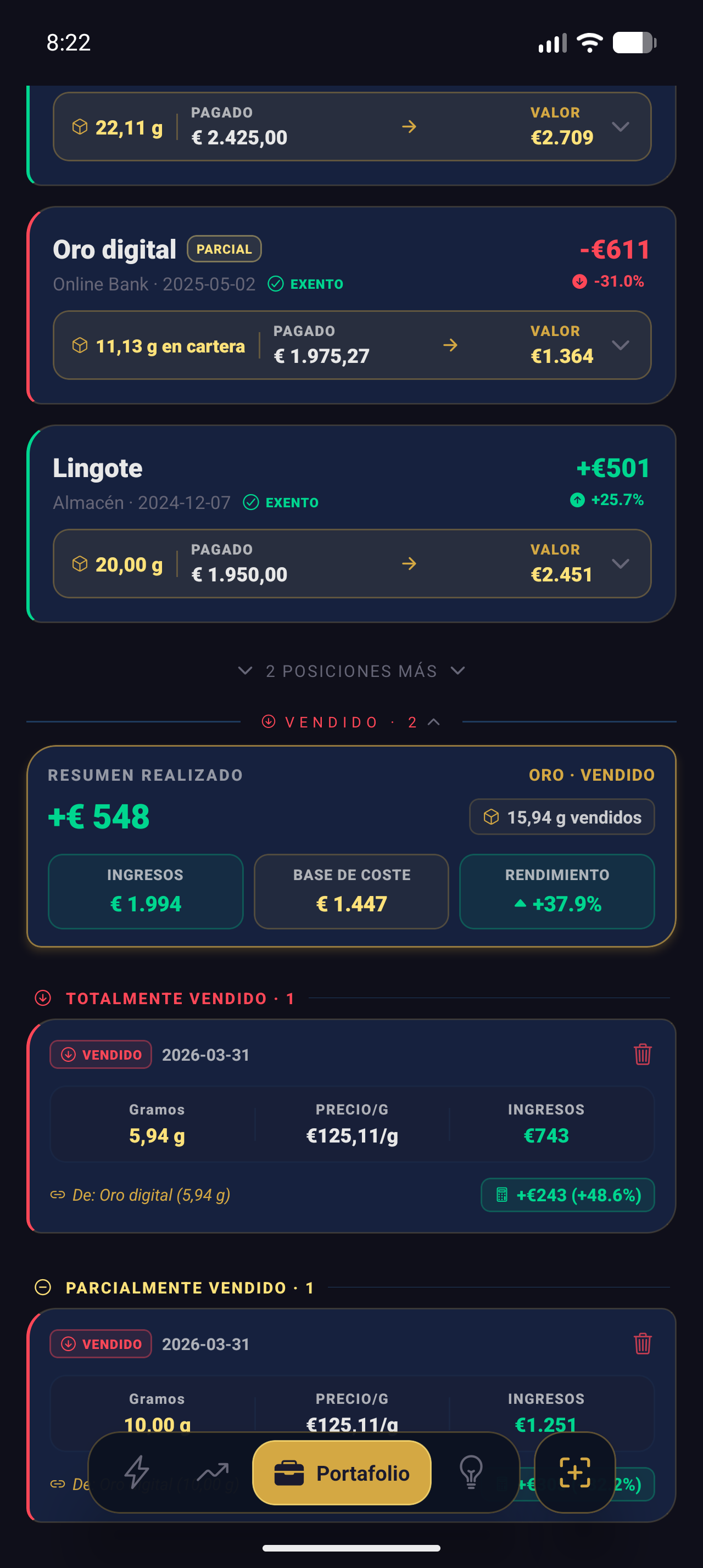 Sold Screen