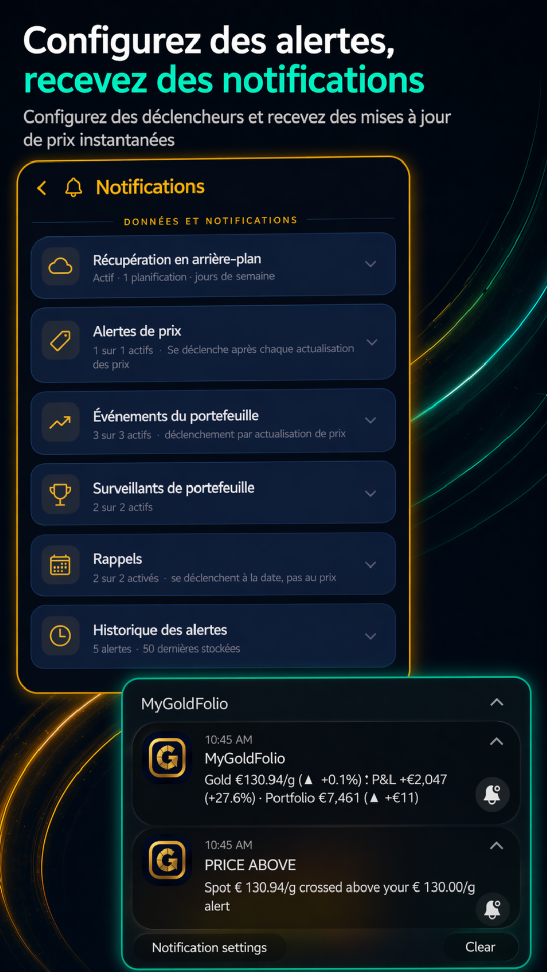 Alerts Screen