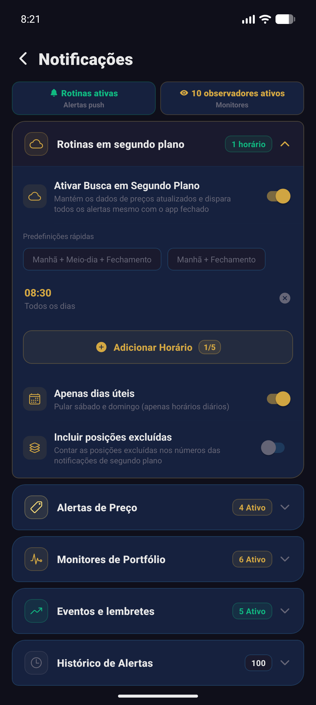 Notifications Screen