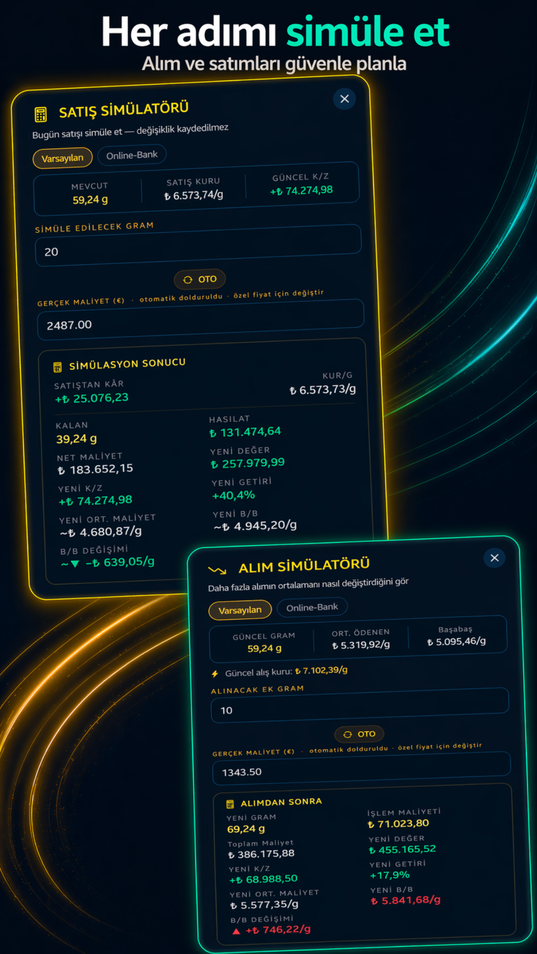 Simulator Screen