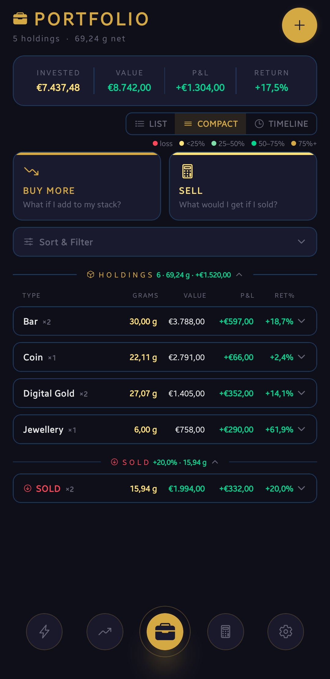 Portfolio — Compact